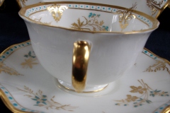 ROYAL CROWN DERBY- ROYAL NORMANDIE A1144- CUP & SAUCER.....https://www.jaapiesfinechinastore.com