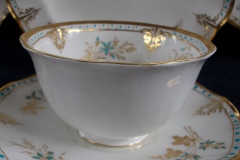 ROYAL CROWN DERBY- ROYAL NORMANDIE A1144- CUP & SAUCER.....https://www.jaapiesfinechinastore.com