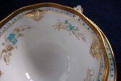 ROYAL CROWN DERBY- ROYAL NORMANDIE A1144- CUP & SAUCER.....http://jaapiesfinechinastore.com