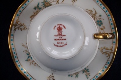 ROYAL CROWN DERBY- ROYAL NORMANDIE A1144- CUP & SAUCER.....https://www.jaapiesfinechinastore.com