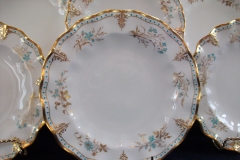 ROYAL CROWN DERBY- ROYAL NORMANDIE A1144- SALAD PLATES   .....https://www.jaapiesfinechinastore.com