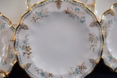 ROYAL CROWN DERBY- ROYAL NORMANDIE A1144- SALAD PLATES   .....http://jaapiesfinechinastore.com