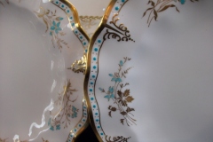 ROYAL CROWN DERBY- ROYAL NORMANDIE A1144- SALAD PLATES   .....https://www.jaapiesfinechinastore.com