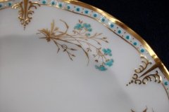 ROYAL CROWN DERBY- ROYAL NORMANDIE A1144- SALAD PLATES   .....http://jaapiesfinechinastore.com