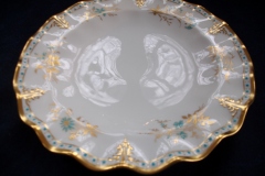 ROYAL CROWN DERBY- ROYAL NORMANDIE A1144- SALAD PLATES   .....https://www.jaapiesfinechinastore.com