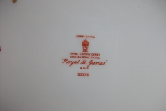 ROYAL CROWN DERBY ROYAL ST JAMES- DINNER PLATE  .....   ttps://www.jaapiesfinechinastore.com