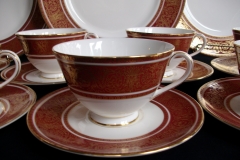 ROYAL DOULTON BUCKINGHAM- CUP & SAUCER   .....   https://www.jaapiesfinechinastore.com