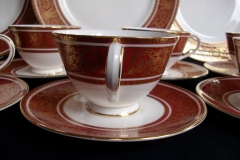 ROYAL DOULTON BUCKINGHAM- CUP & SAUCER   .....   https://www.jaapiesfinechinastore.com