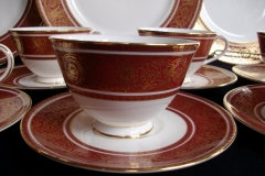 ROYAL DOULTON BUCKINGHAM- CUP & SAUCER   .....   https://www.jaapiesfinechinastore.com