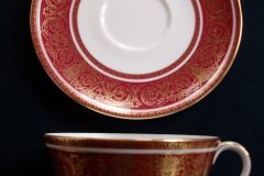ROYAL DOULTON BUCKINGHAM- CUP & SAUCER   .....   http://jaapiesfinechinastore.com