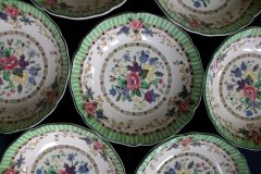 ROYAL DOULTON THE VERNON GREEN-  BERRY BOWL    .....   http://jaapiesfinechinastore.com