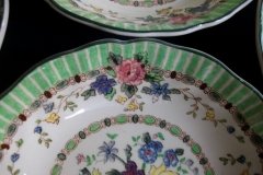 ROYAL DOULTON THE VERNON GREEN-  BERRY BOWL    .....   http://jaapiesfinechinastore.com