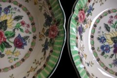 ROYAL DOULTON THE VERNON GREEN-  BERRY BOWL    .....   http://jaapiesfinechinastore.com