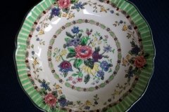 ROYAL DOULTON THE VERNON GREEN-  BERRY BOWL    .....   http://jaapiesfinechinastore.com