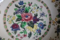 ROYAL DOULTON THE VERNON GREEN-  BERRY BOWL    .....   http://jaapiesfinechinastore.com