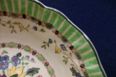 ROYAL DOULTON THE VERNON GREEN-  BERRY BOWL    .....   https://www.jaapiesfinechinastore.com