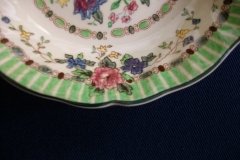ROYAL DOULTON THE VERNON GREEN-  BERRY BOWL    .....   http://jaapiesfinechinastore.com