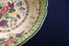 ROYAL DOULTON THE VERNON GREEN-  BERRY BOWL    .....   http://jaapiesfinechinastore.com