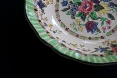 ROYAL DOULTON THE VERNON GREEN-  BERRY BOWL    .....   http://jaapiesfinechinastore.com