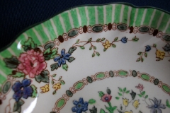 ROYAL DOULTON THE VERNON GREEN-  BERRY BOWL    .....   https://www.jaapiesfinechinastore.com