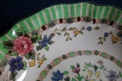 ROYAL DOULTON THE VERNON GREEN-  BERRY BOWL    .....   http://jaapiesfinechinastore.com