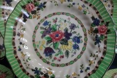 ROYAL DOULTON THE VERNON GREEN-   BREAD & BUTTER PLATES    .....   http://jaapiesfinechinastore.com