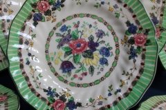 ROYAL DOULTON THE VERNON GREEN-   BREAD & BUTTER PLATES    .....   http://jaapiesfinechinastore.com