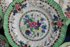 ROYAL DOULTON THE VERNON GREEN-   BREAD & BUTTER PLATES    .....   https://www.jaapiesfinechinastore.com