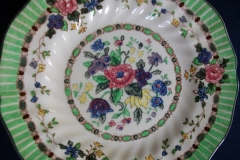 ROYAL DOULTON THE VERNON GREEN-   BREAD & BUTTER PLATES    .....   https://www.jaapiesfinechinastore.com