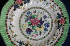 ROYAL DOULTON THE VERNON GREEN-   BREAD & BUTTER PLATES    .....   http://jaapiesfinechinastore.com