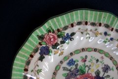 ROYAL DOULTON THE VERNON GREEN-   BREAD & BUTTER PLATES    .....   http://jaapiesfinechinastore.com