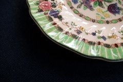 ROYAL DOULTON THE VERNON GREEN-   BREAD & BUTTER PLATES    .....   http://jaapiesfinechinastore.com