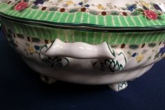 ROYAL DOULTON THE VERNON GREEN-  COVERED SERVING BOWL   .....   http://jaapiesfinechinastore.com