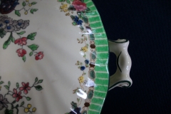 ROYAL DOULTON THE VERNON GREEN-  COVERED SERVING BOWL   .....   https://www.jaapiesfinechinastore.com