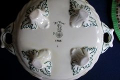 ROYAL DOULTON THE VERNON GREEN-  COVERED SERVING BOWL   .....   http://jaapiesfinechinastore.com