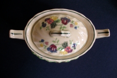 ROYAL DOULTON THE VERNON GREEN-  COVERED SUGAR BOWL   .....   https://www.jaapiesfinechinastore.com