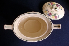 ROYAL DOULTON THE VERNON GREEN-  COVERED SUGAR BOWL   .....   https://www.jaapiesfinechinastore.com