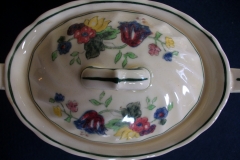 ROYAL DOULTON THE VERNON GREEN-  COVERED SUGAR BOWL   .....   https://www.jaapiesfinechinastore.com