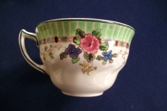 ROYAL DOULTON THE VERNON GREEN- CUP & SAUCER   .....   https://www.jaapiesfinechinastore.com