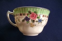 ROYAL DOULTON THE VERNON GREEN- CUP & SAUCER   .....   http://jaapiesfinechinastore.com