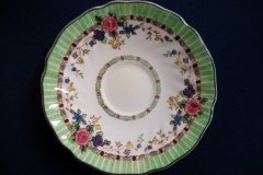 ROYAL DOULTON THE VERNON GREEN- CUP & SAUCER   .....   http://jaapiesfinechinastore.com