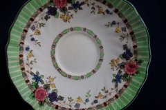 ROYAL DOULTON THE VERNON GREEN- CUP & SAUCER   .....   http://jaapiesfinechinastore.com