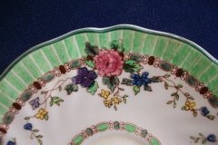 ROYAL DOULTON THE VERNON GREEN- CUP & SAUCER   .....   http://jaapiesfinechinastore.com