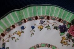 ROYAL DOULTON THE VERNON GREEN- CUP & SAUCER   .....   http://jaapiesfinechinastore.com