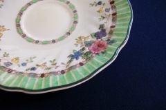 ROYAL DOULTON THE VERNON GREEN- CUP & SAUCER   .....   https://www.jaapiesfinechinastore.com