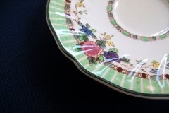 ROYAL DOULTON THE VERNON GREEN- CUP & SAUCER   .....   http://jaapiesfinechinastore.com