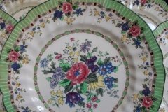 ROYAL DOULTON THE VERNON GREEN-  DINNER PLATES    .....   http://jaapiesfinechinastore.com
