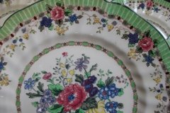 ROYAL DOULTON THE VERNON GREEN-  DINNER PLATES    .....   http://jaapiesfinechinastore.com