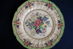 ROYAL DOULTON THE VERNON GREEN-  DINNER PLATES    .....   http://jaapiesfinechinastore.com