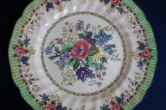 ROYAL DOULTON THE VERNON GREEN-  DINNER PLATES    .....   https://www.jaapiesfinechinastore.com